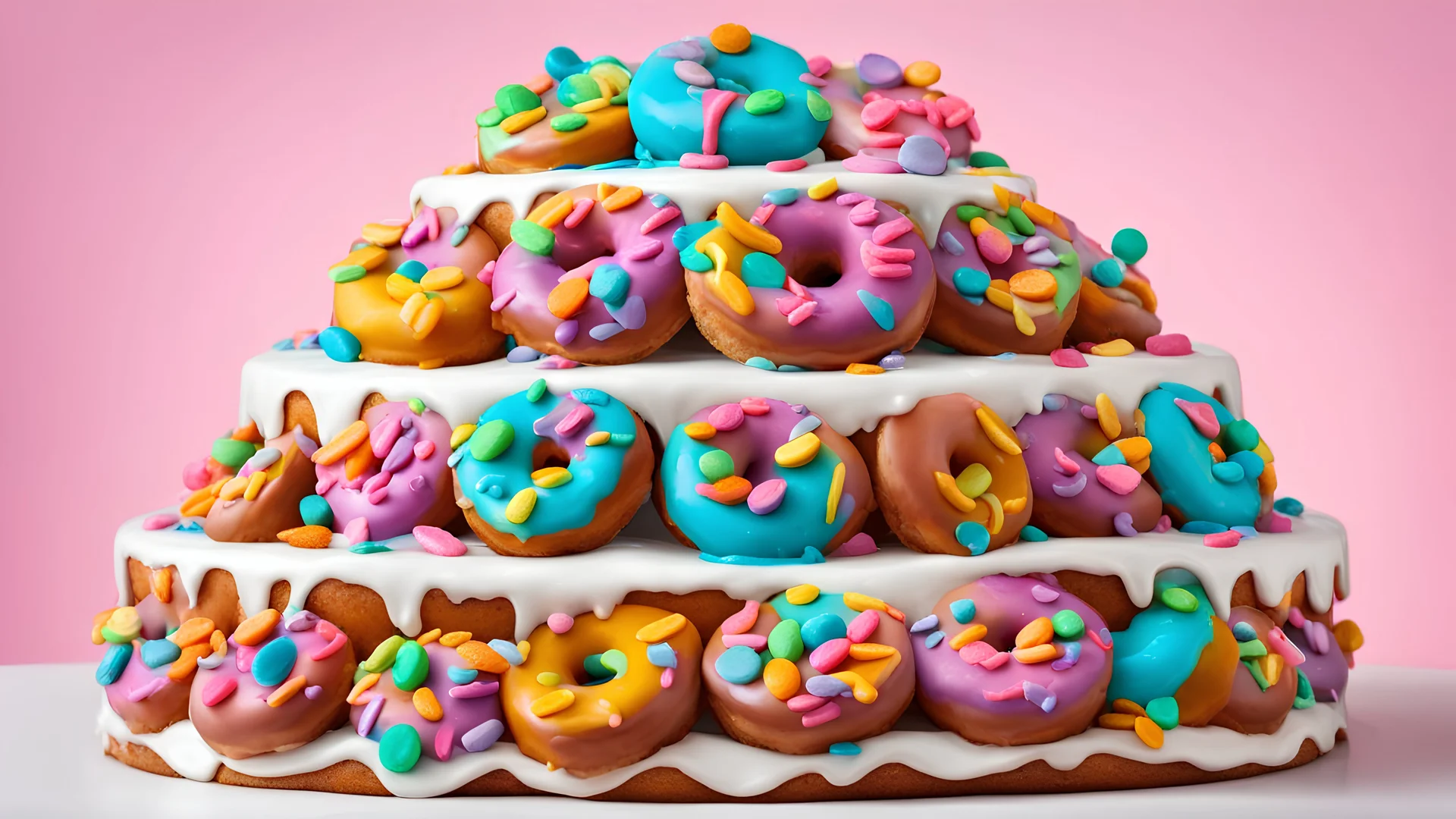 donuts pastel colors