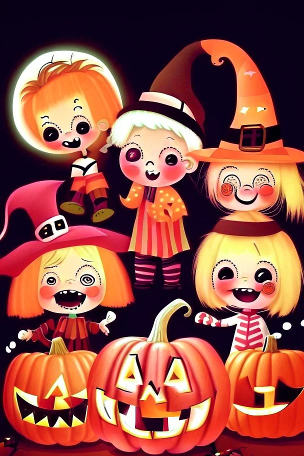 A very jolly and cute halloween