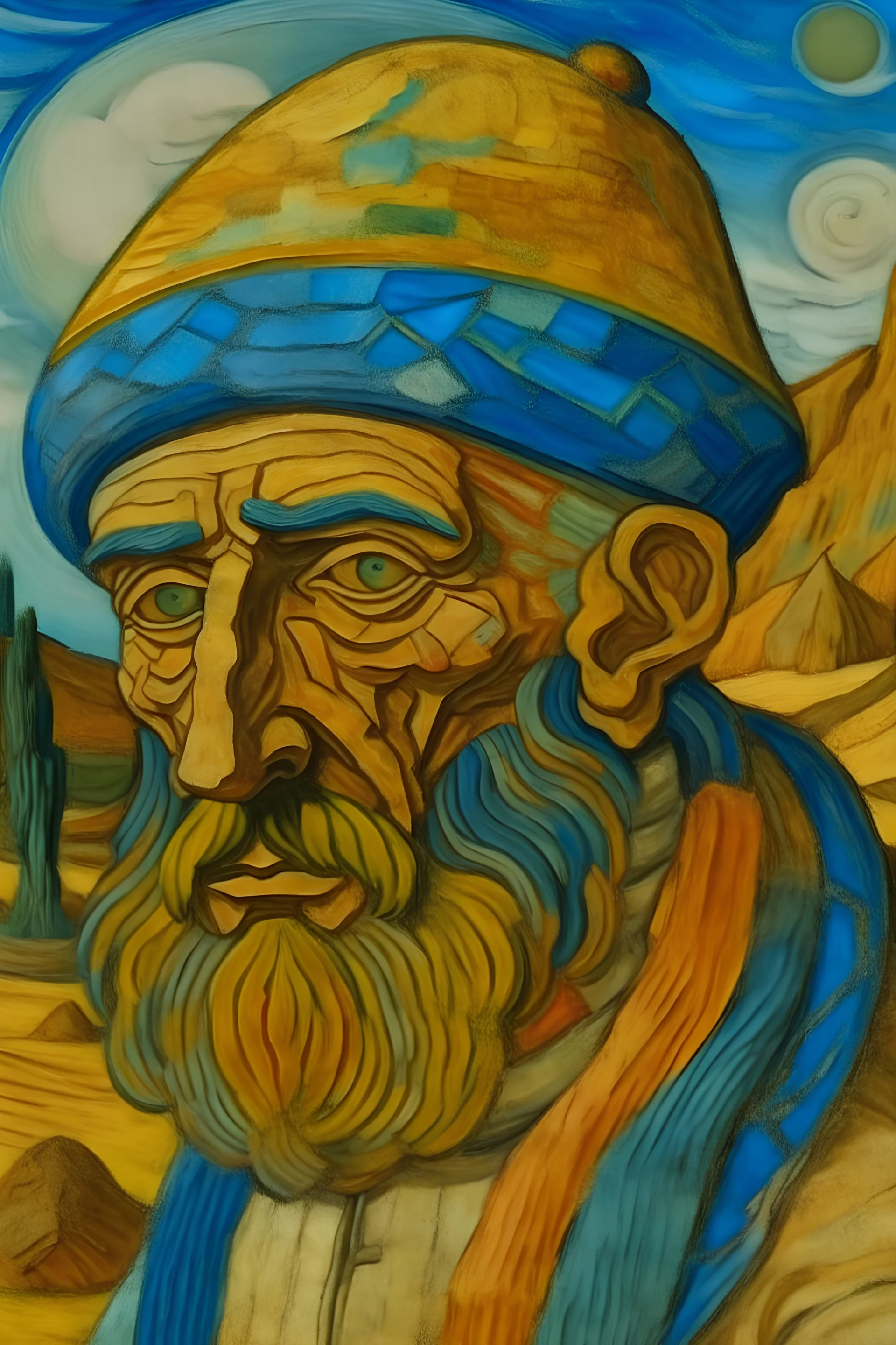 anciet Egypt in van gogh