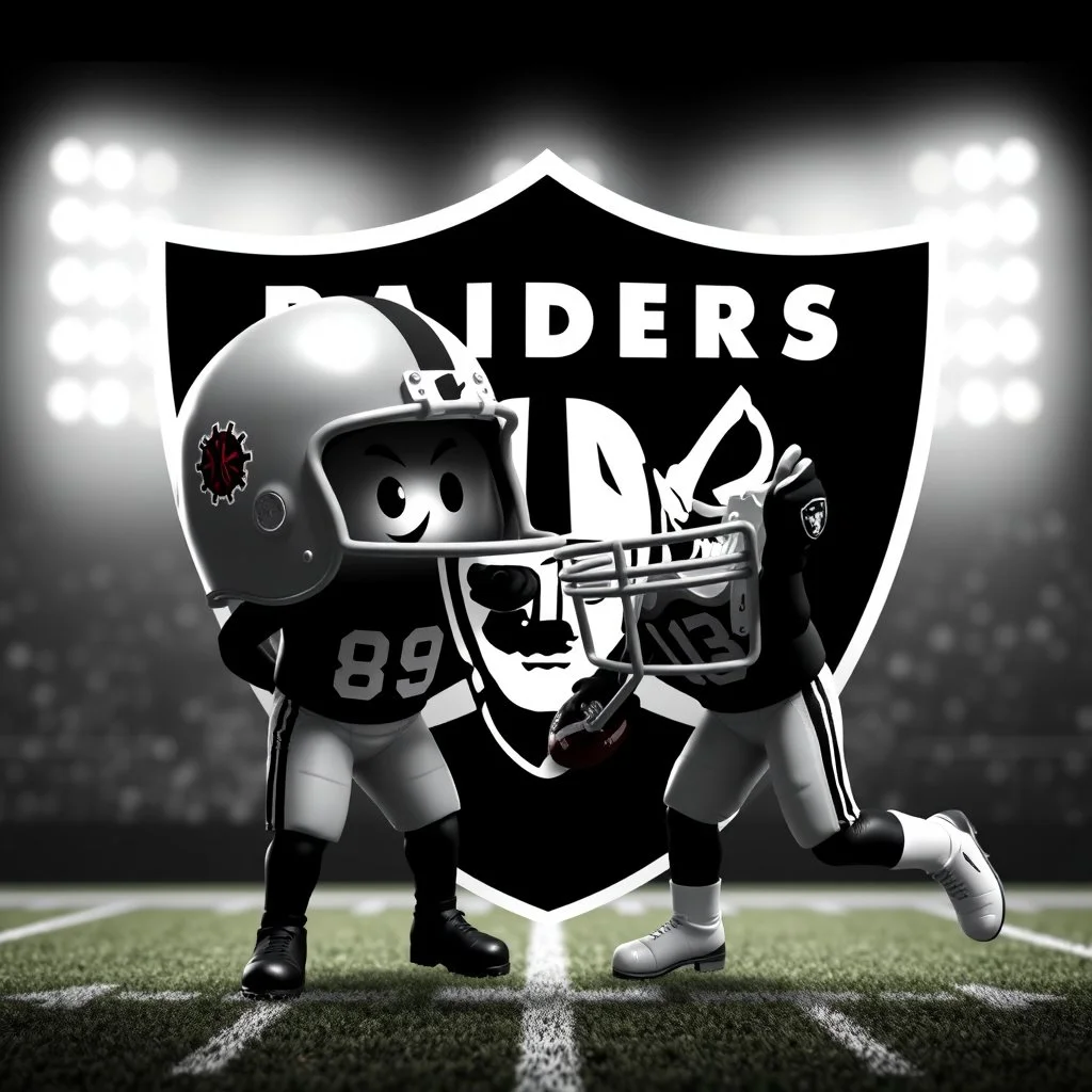 The California Raisins meet the Oakland Raiders