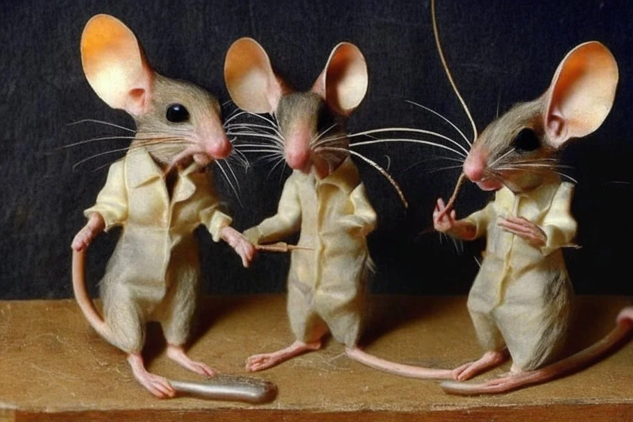 pulp-fiction taxidermy mice