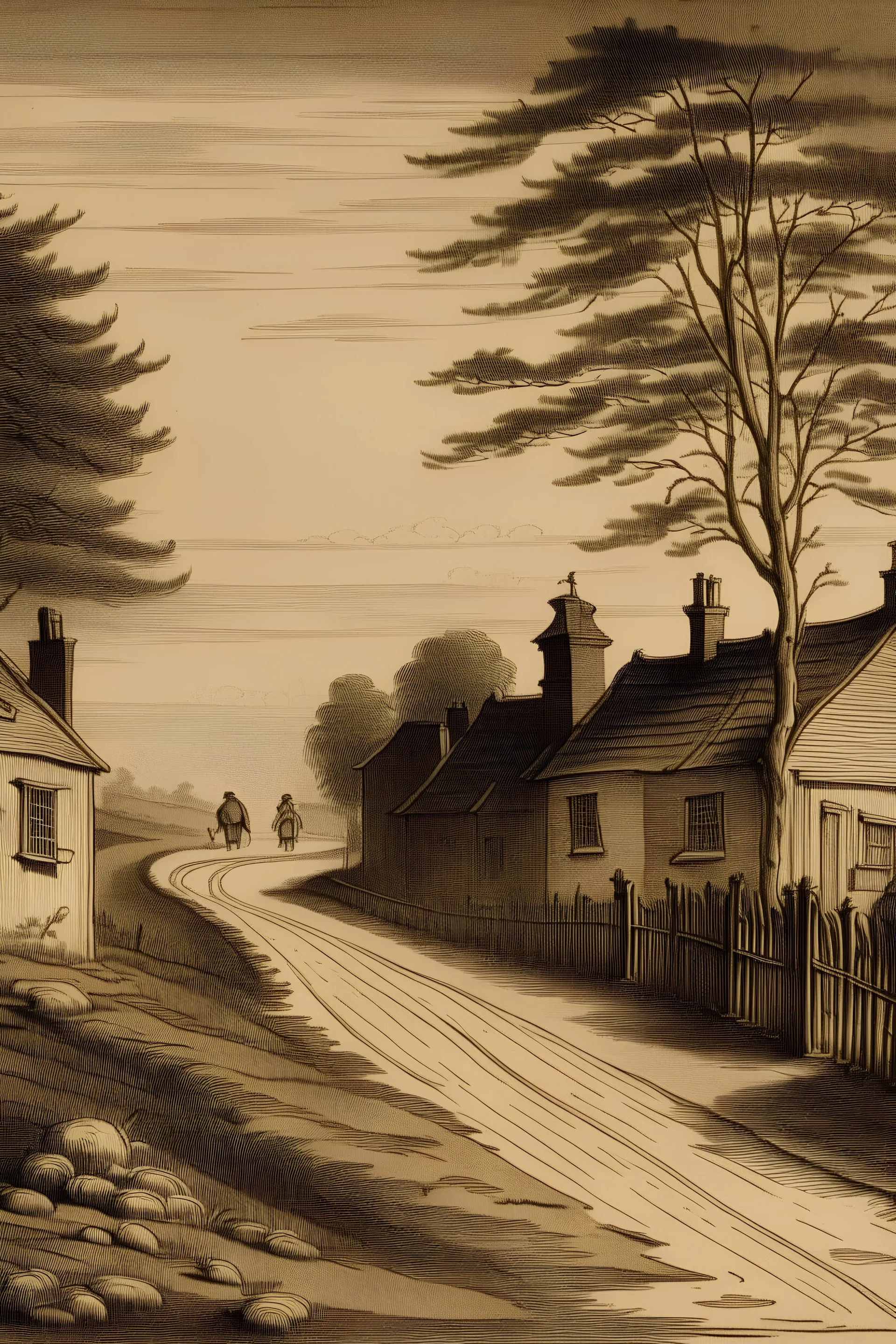 inn , lonely road, 18 century,