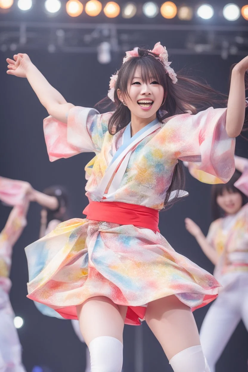 japanese idol dancing on stage