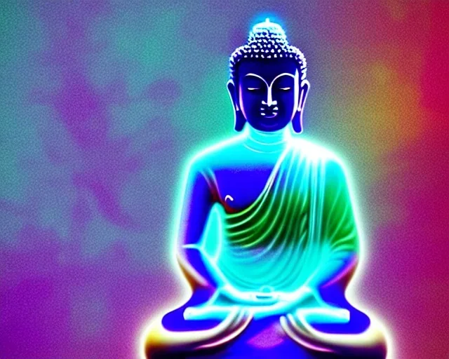 Buddha, bliss, hologram