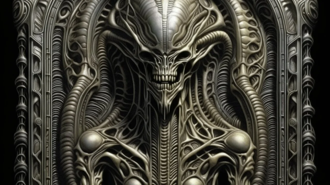 the metamorphosis of the alien, H.R. style Giger