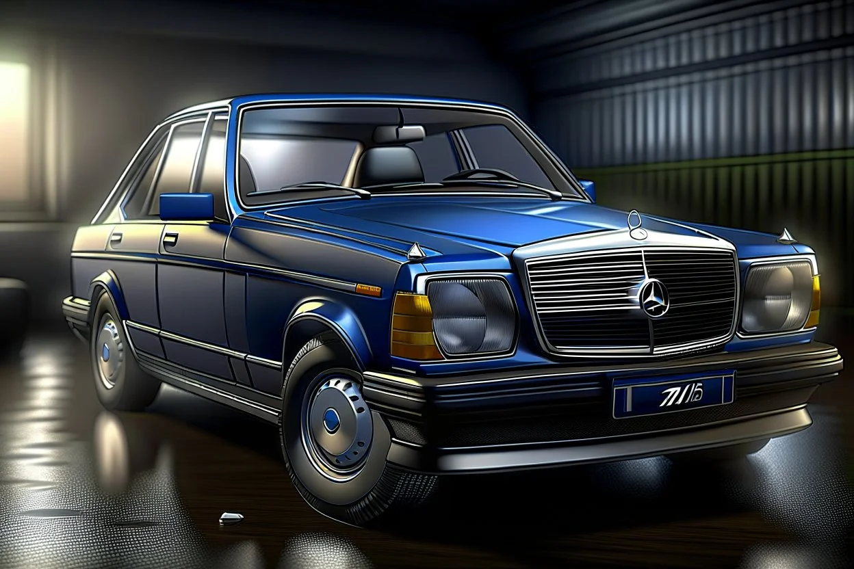 Fotorealistisch Mercedes Benz W123