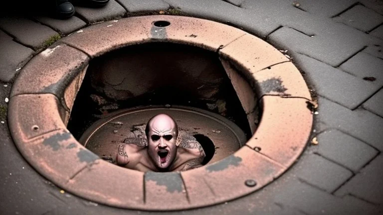 perverts lurking in the manhole