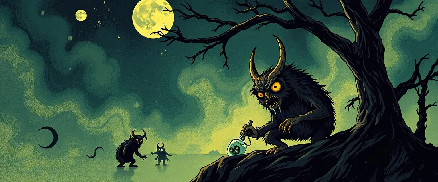 bad ass drug junkie Rust Monsters, Owlbears, Mephits