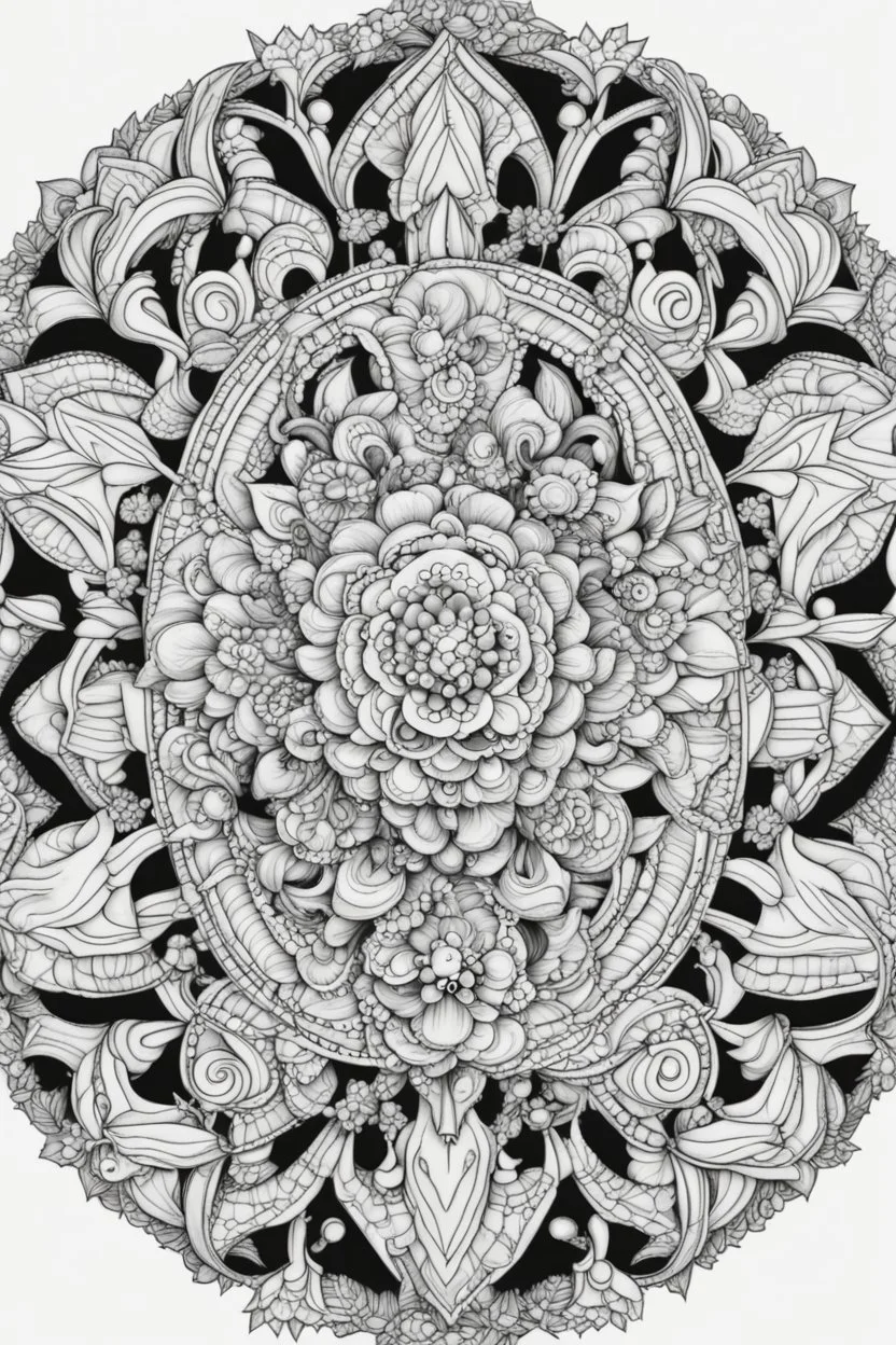 mandala coloring page