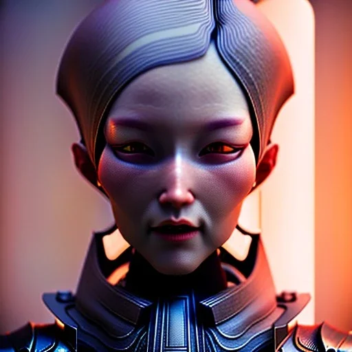 Nordic Woman, short hair, samurai, cyberpunk, neon, highly detailed, art stations, concept art, smooth, unreal engine 5, god rays, ray tracing, RTX, lumen lighting, ultra detail, volumetric lighting, 3d, finely drawn, high definition, high resolution, gradient background