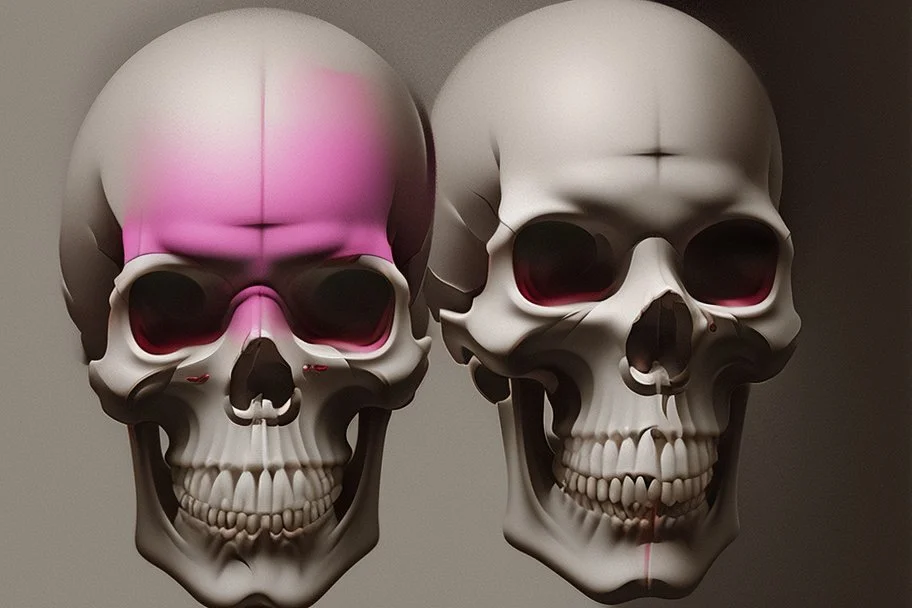 glitch skull by pontormo