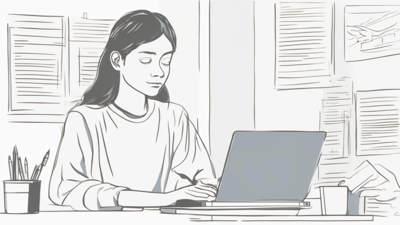 The image for the article depicts a young person sitting in front of a laptop in a well-lit room filled with natural light. The individual appears entirely focused on the process of online learning, holding a pen in their hand and jotting down important notes. On the screen in front of them, an educational interface can be seen, featuring a variety of learning materials, including e-books and educational videos. The image conveys the concept of self-directed learning and personal development thr