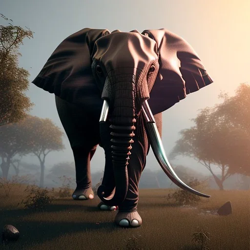 elephant, steampunk, unreal 5, octane render, cinema4d, dynamic lighting, dramatic lighting, 4k, redshift render, highly detailed, hyper realistic