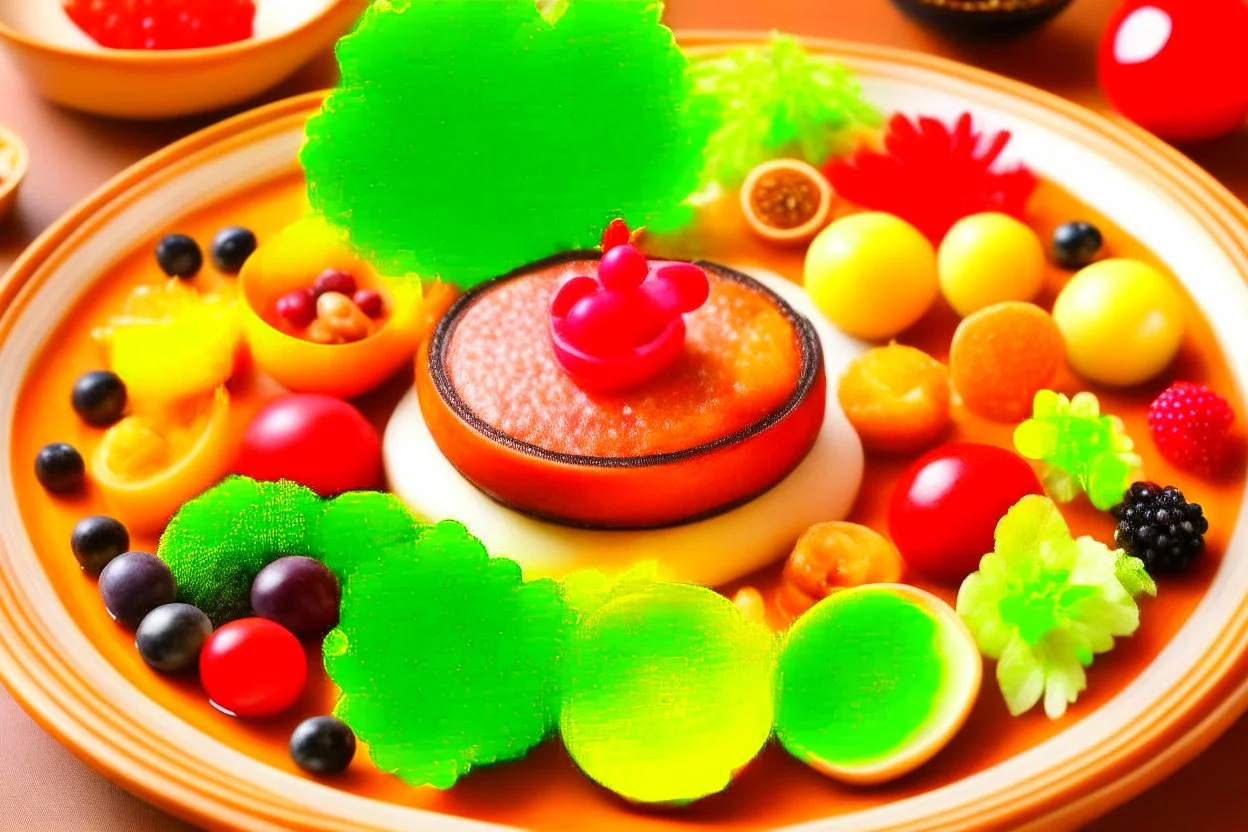 A lovely dish of delicious food .