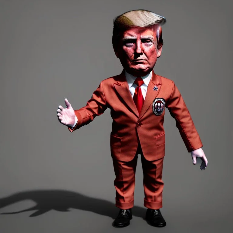Trump army doll