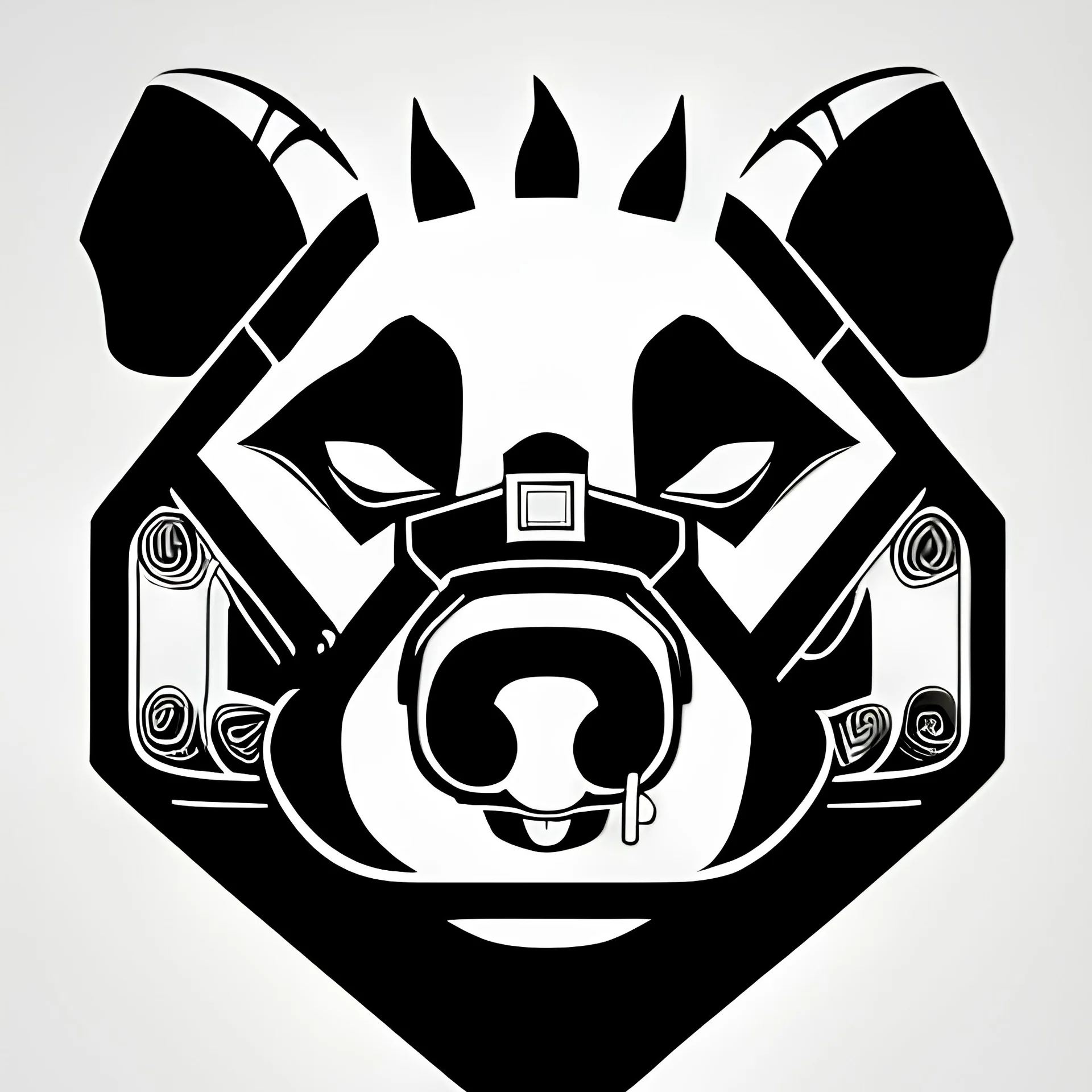 pumba, vector graphic, silhouette