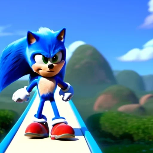 sonic races the subway