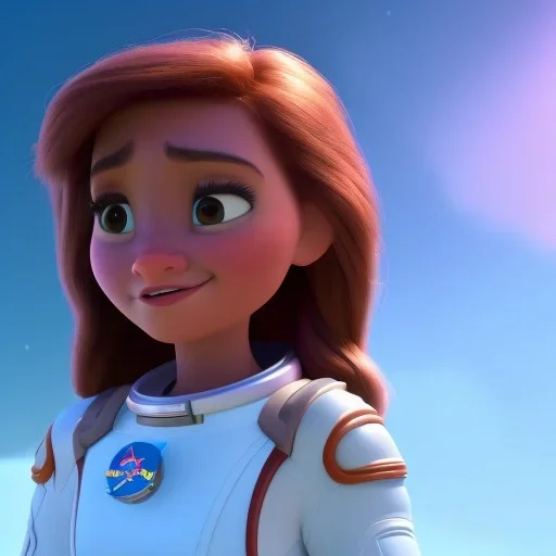 A girl with a dream of going to space one day and a bright future at head of her