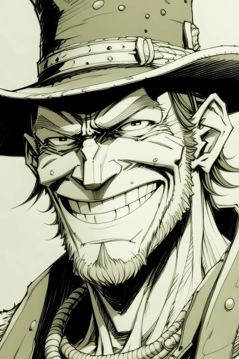 Portrait of Crocodile, from One Piece manga