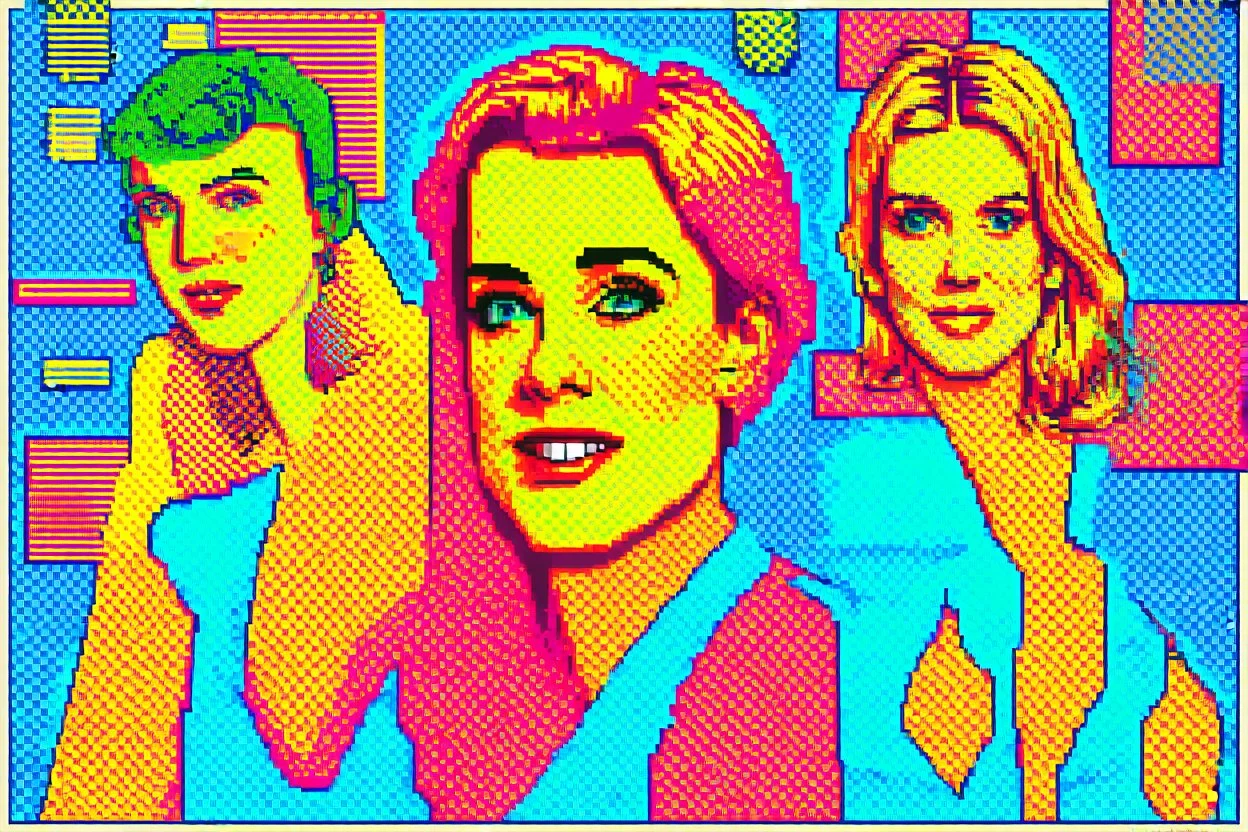 pop art pixels 1000 images cool degen mfer trade - retreat - strategise - repeat