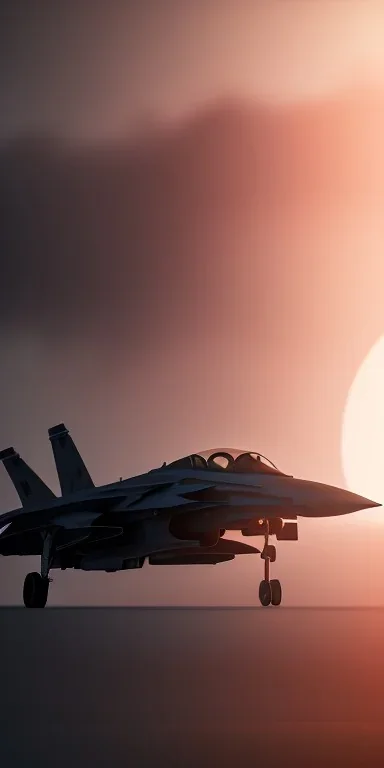 black f-14 jet , night ,full moon atmospheric , 8K, super realistic, unreal engine, cinematic lighting, octane render.