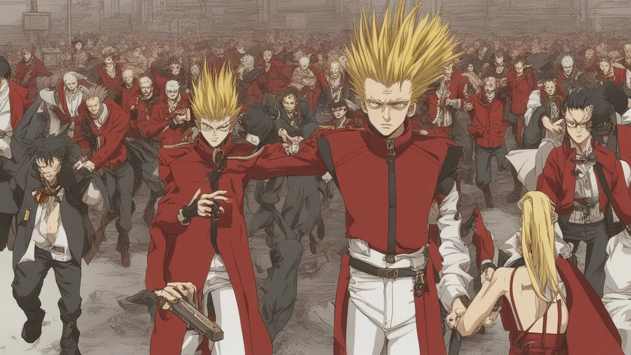 The Vash Stampede in the blood