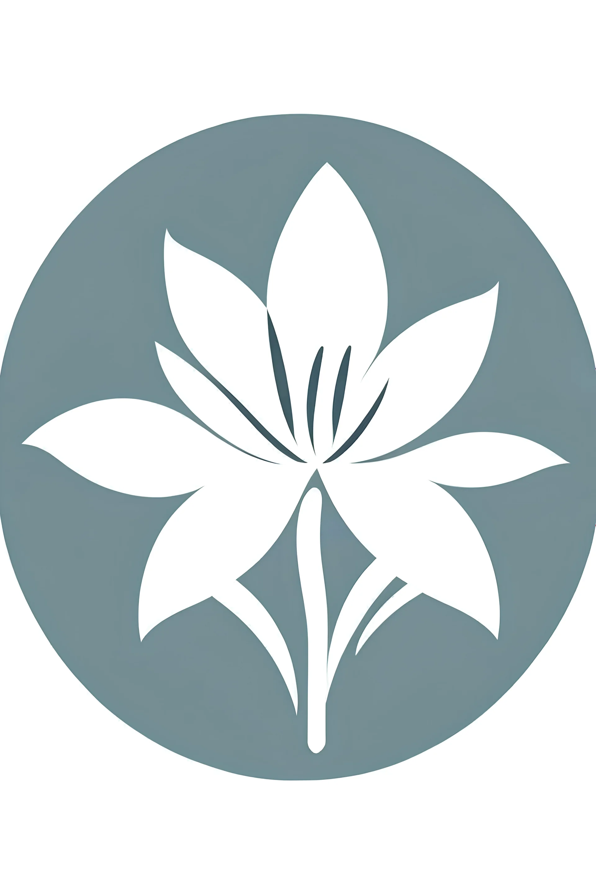 Logo for Smart Store in white lily flower