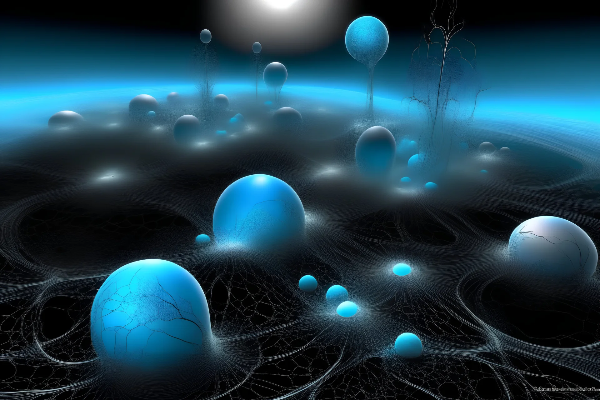 neurostil, neuroshutush, neurocolors, black and white, fantastically, another galaxy, planets, lightness, hyperdetalization, clear blue lake, sandy , Bernard Buffett, shore, thin veil, lace, thin threads, transparency, smoke, pearls, black, ash, platinum, white, pink, turquoise, coral, gold, dew drops, lily on the shore, shells, beautiful, realistic, Bernard Buffett. professional photography, 4k, high resolution, high detail, sunlight, sunny day
