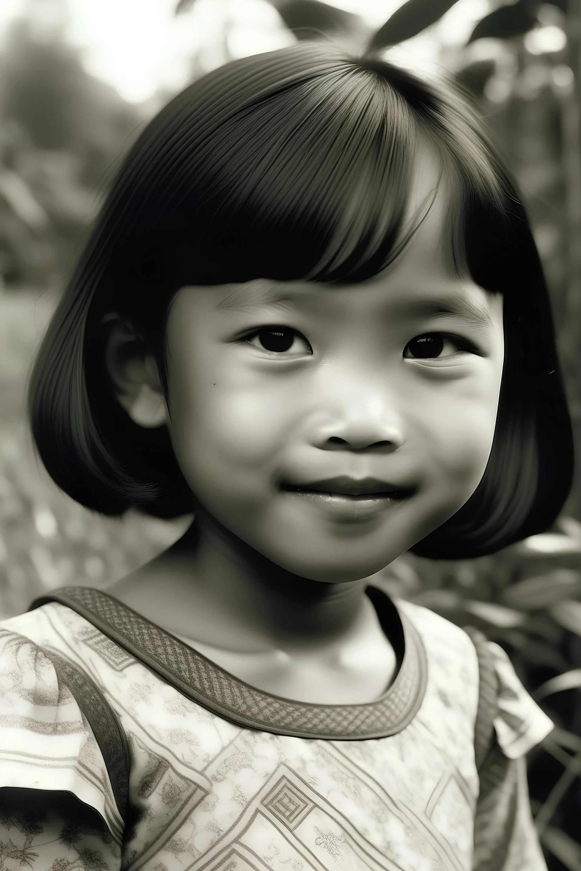 Foto masa kecil winanti sekar utami, asal Salatiga. Jawa Tengah. Indonesia