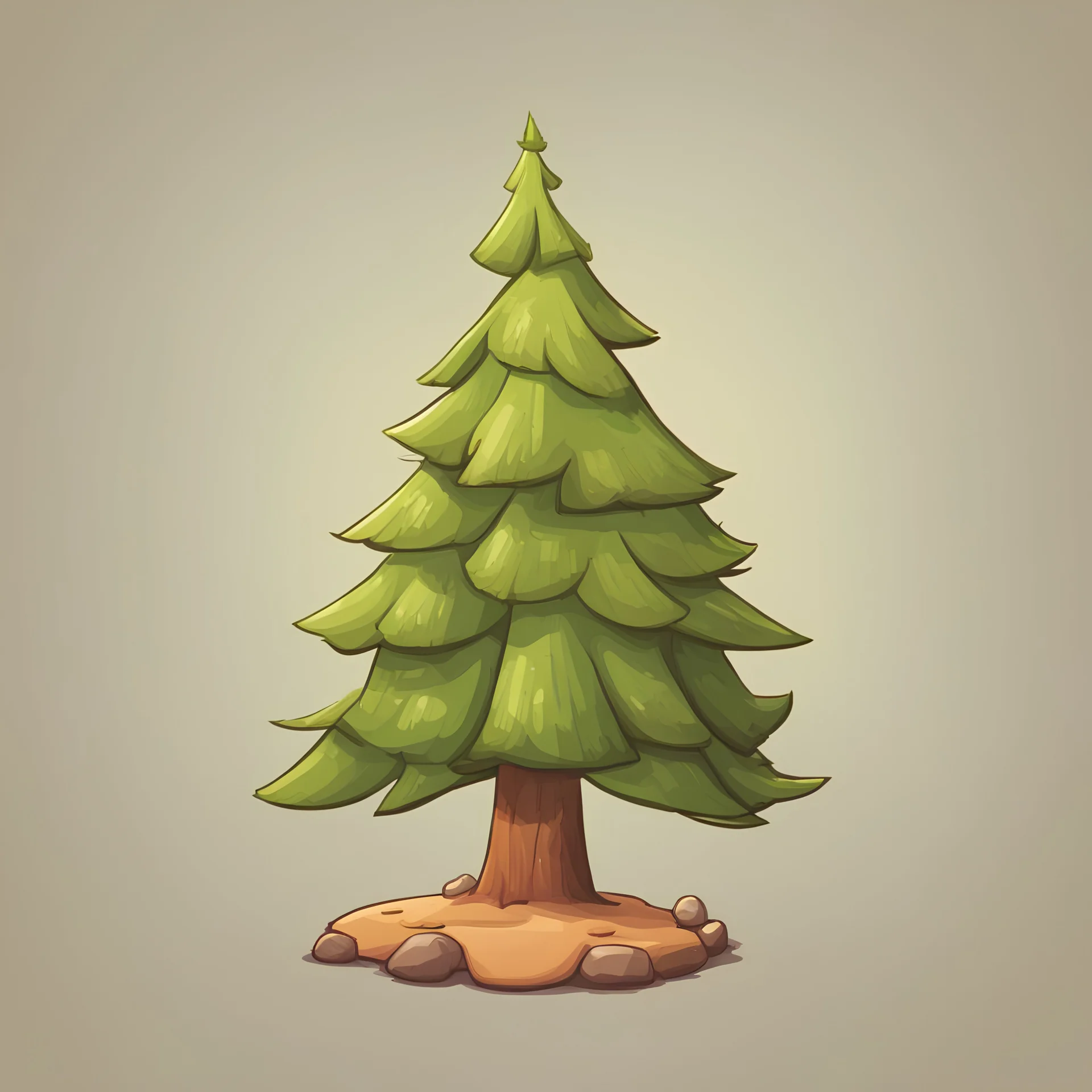 one Cartoon game 2d pinetree