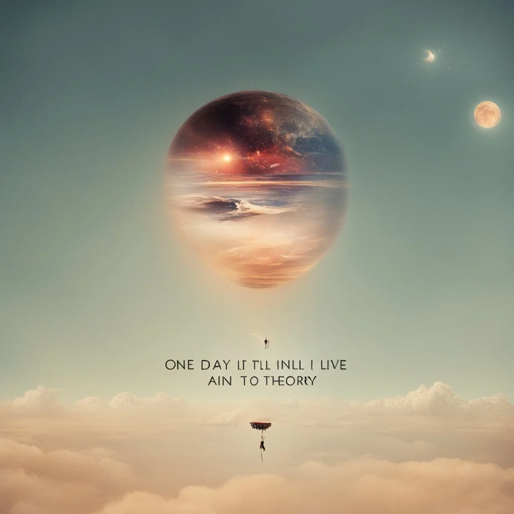 One day I'll go and live in theory, because in theory everything's fine.