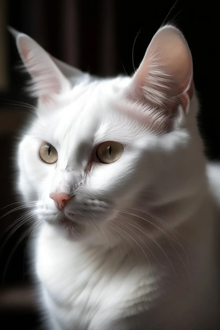 POtrait ofcat vam gogh