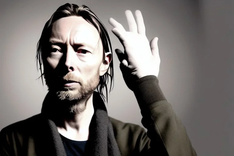 Thom Yorke as jesus