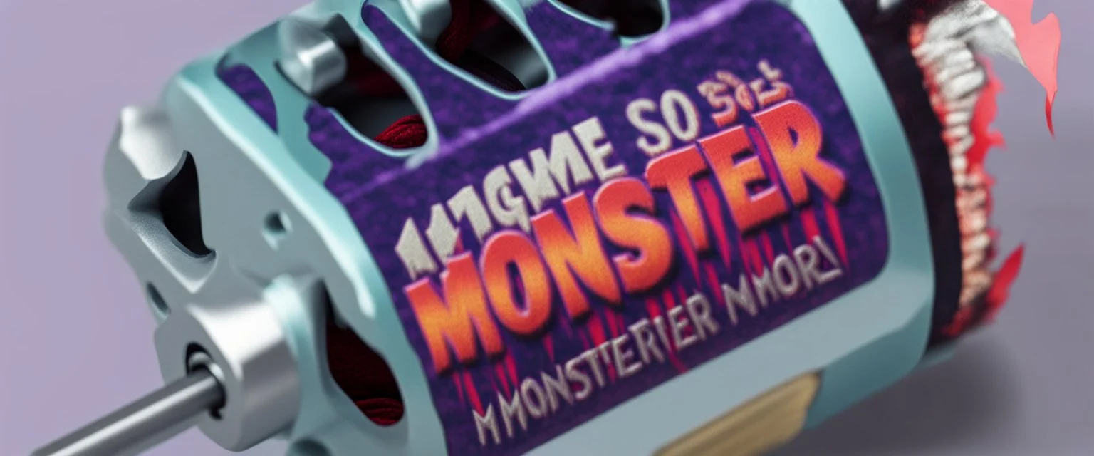 monster more angry and more 90s style, angry fast, extreme, wild, so so angry, red and purple background with 90s style slashes, 45 degree angle, ferce,