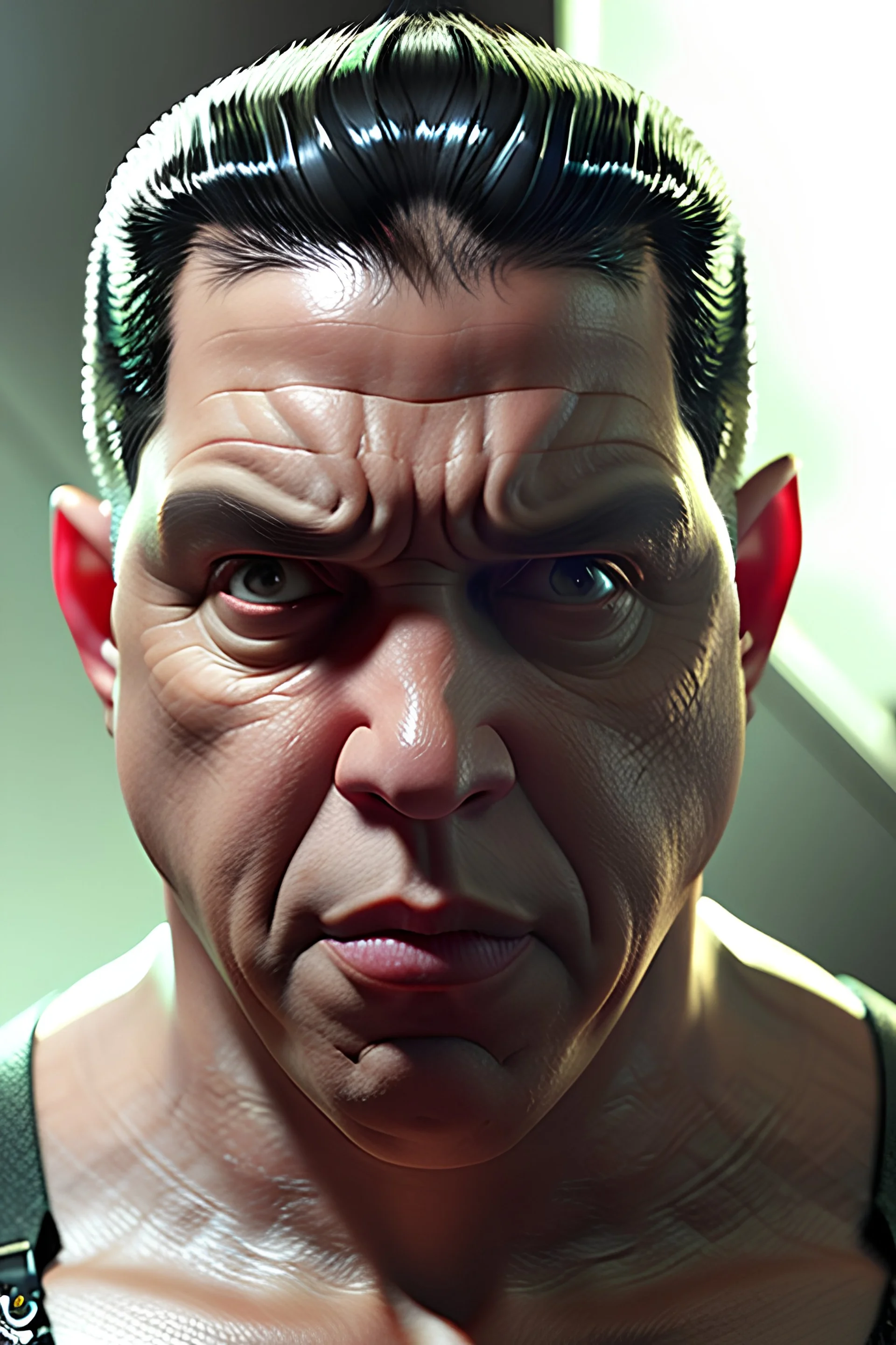 Beautiful hyperrealistic painting of Joey Diaz, 8k, atmospheric lighting, Artstation, photography, octane render, by Greg Rutkowski and Artgerm and rosdraws, screen shot of matrix movie, Getty images. AlloCiné, imdb.