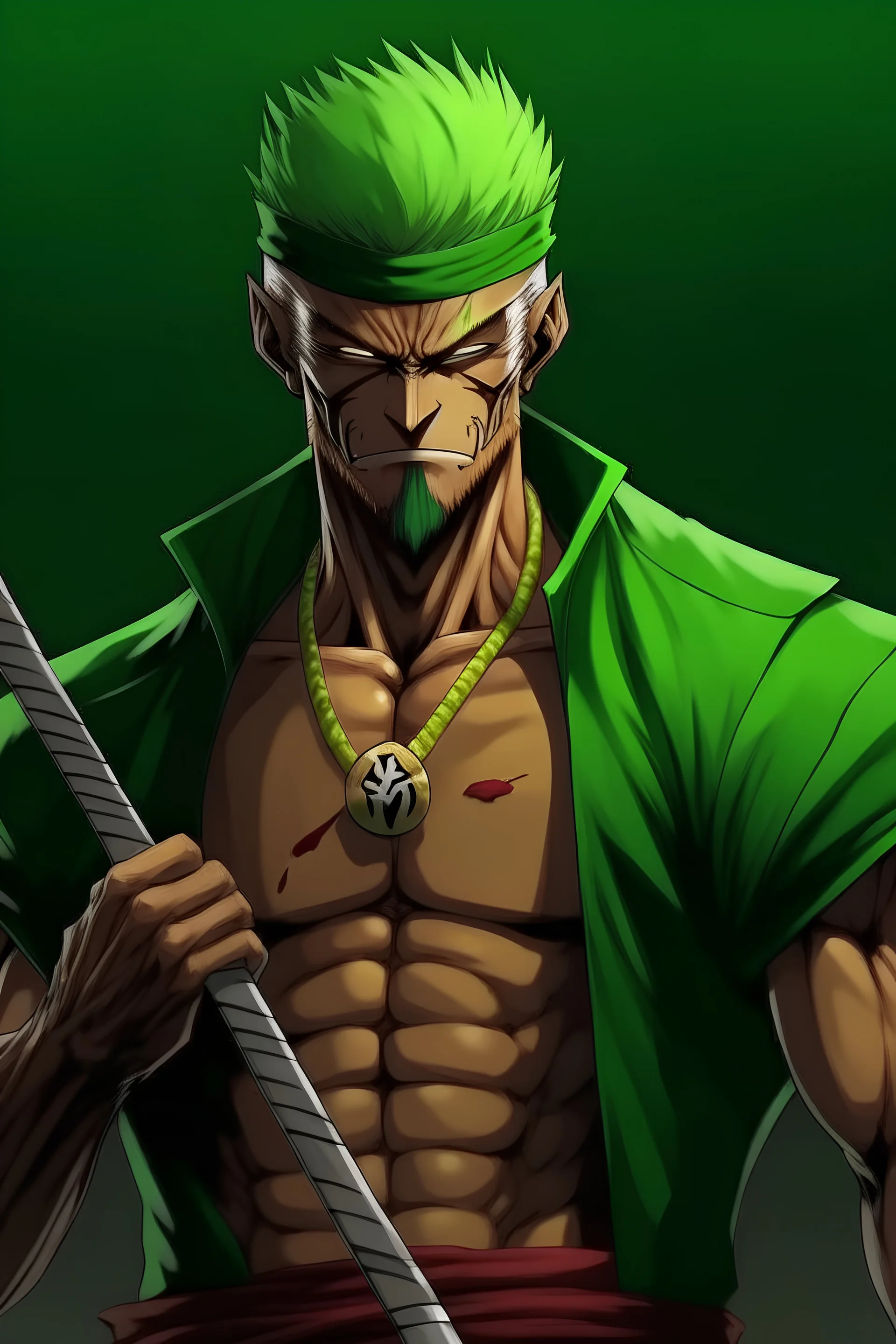 Zoro as a demon