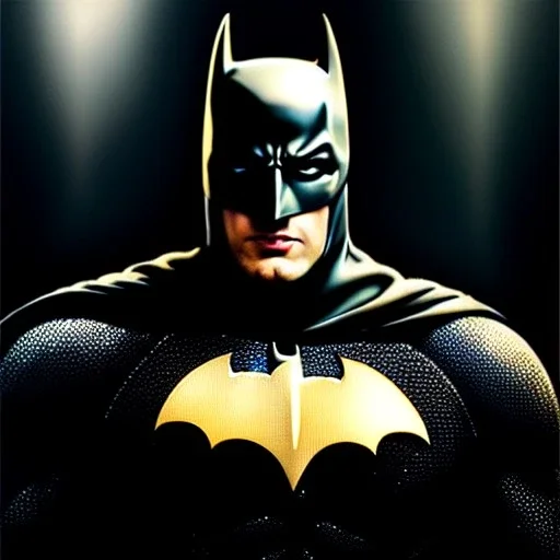 Ultra detailed fullbody Portrait in oil on canvas of Batman wearing Crysis type Armor,intense stare,extremely detailed digital painting, extremely detailed face,crystal clear Big eyes, mystical colors ,perfectly centered image, perfect composition, rim light, beautiful lighting,masterpiece,8k, stunning scene, raytracing, anatomically correct, in the style of robert e howard and Ken Kelley and Ohrai Noriyoshi and Simon Bisley and tomzj1