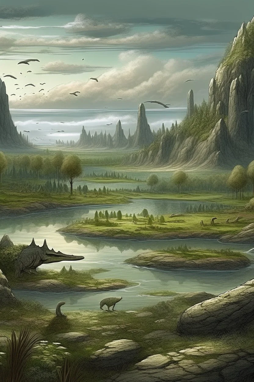 silurian period landscapes