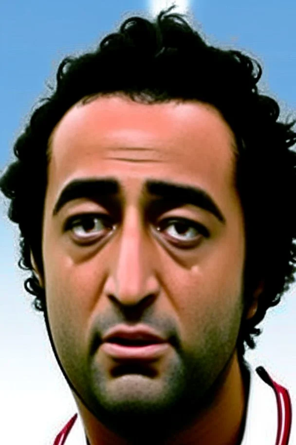 Ahmed Hossam Mido Egyptian football coach r ,cartoon 2d