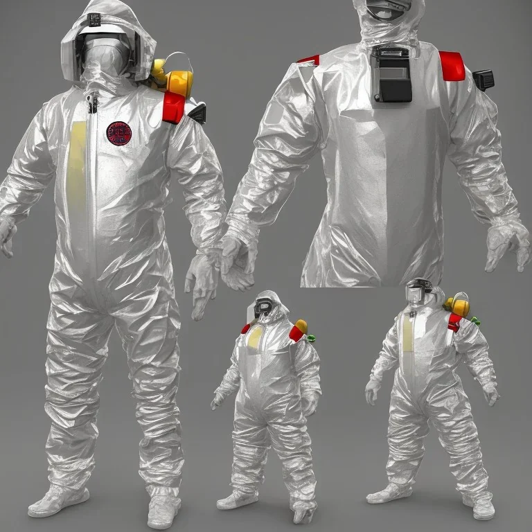 Hazmat protection suit