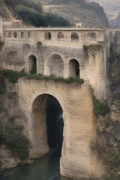 The bridge of Ronda Spain