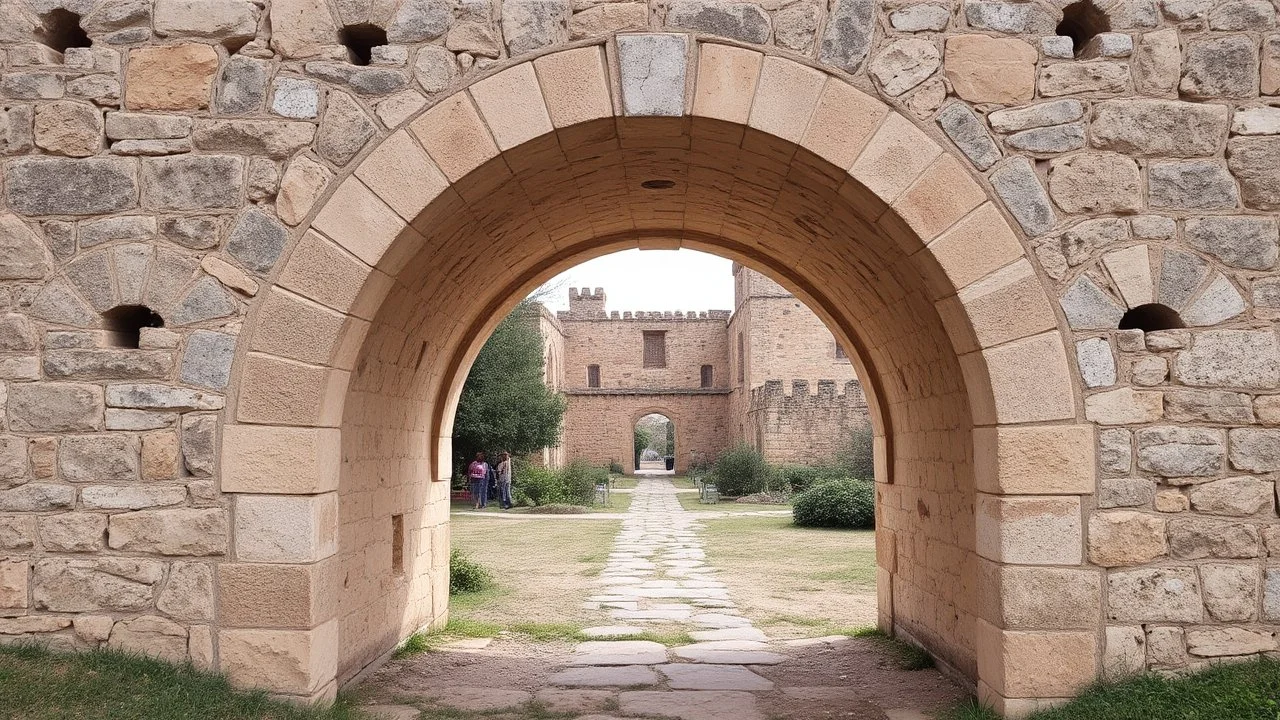 Where the past waits in every archway.