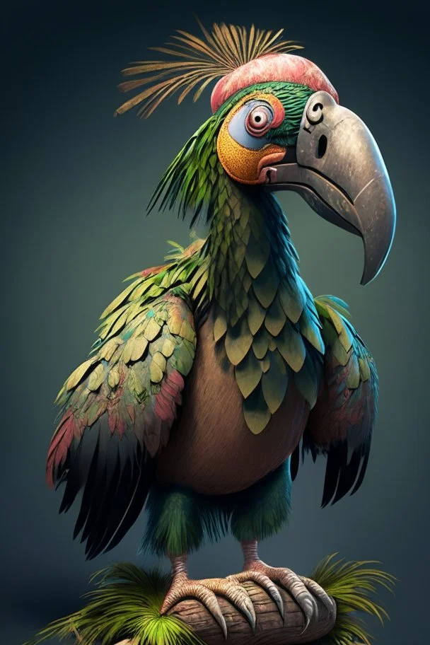 a tiki dodo bird