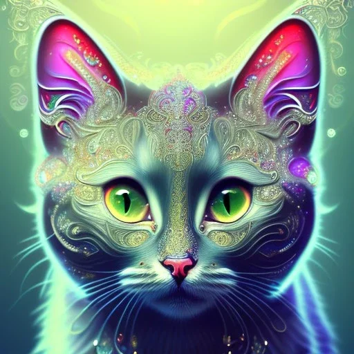 3d cute cats, beautiful rich, detailed yin and yang symbol, shiny, intricate, gorgeous, ultrafine detail, hyperrealism, trending , sharp focus, intricate details, highly detailed, glowing, glitter, complementary colours