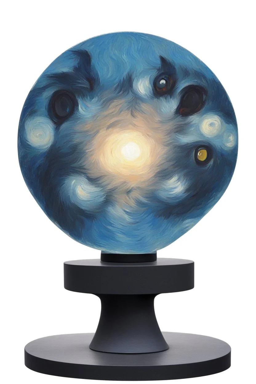 Portrait of a cat by Van Gogh