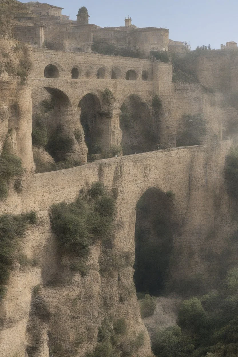 The bridge of Ronda Spain,