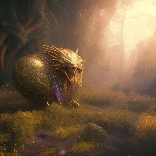 magical creature in a mysterious cosmic backdrop, celestial ambience, soft lighting, unreal engine 5 volumetric lighting, intricate details, realistic style, 8k resolution