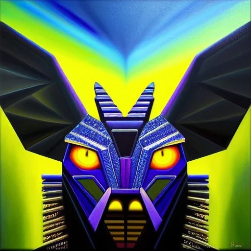 ultra detailed fullbody Portrait in oil on canvas of Igor – A deformed Decepticon , extremely detailed digital painting,intrincate, extremely detailed face,crystal clear Big Glowing eyes, mystical colors , perfectly centered image, perfect composition, rim light, beautiful lighting, 8k, stunning scene,extremely sharp detail, finely tuned detail, ultra high definition raytracing, in the style of robert e howard and pablo oliveira and Ken Kelley and Ohrai Noriyoshi and Simon Bisley and tomzj1