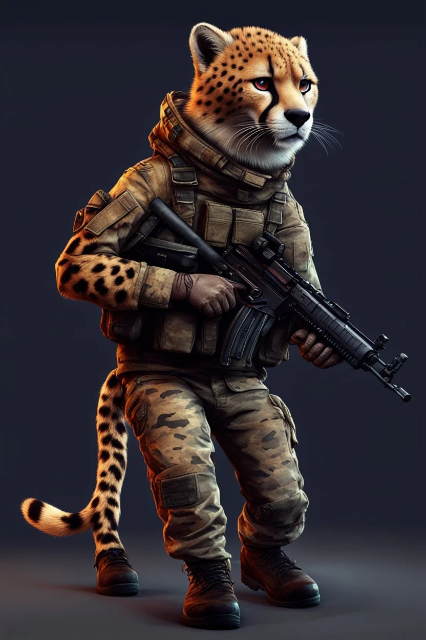 Bf4 russian engineer but it's furry cheetah