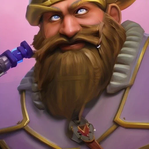 Ultra detailed fullbody Portrait in oil on canvas of overwatch character-TORBJÖRN,leprechaun with armor,extremely detailed digital painting,ultrarealistic skin,intense stare, extremely detailed face, crystal clear eyes, mystical colors ,perfectly centered image, perfect composition, rim light, beautiful lighting,masterpiece ,8k, stunning scene, raytracing, anatomically correct, in the style of Ohrai Noriyoshi and robert e howard and Steve Jung and Wizyakuza and Simon Bisley and uncannyknack.